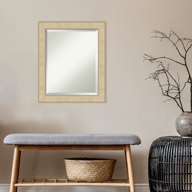 Beveled Wall Mirror - Classic Honey Silver Frame - Classic Honey Silver