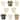 Authentic Hotel and Spa Turkish Cotton Girasol 3PC Embellished Bath and Hand Towel Set