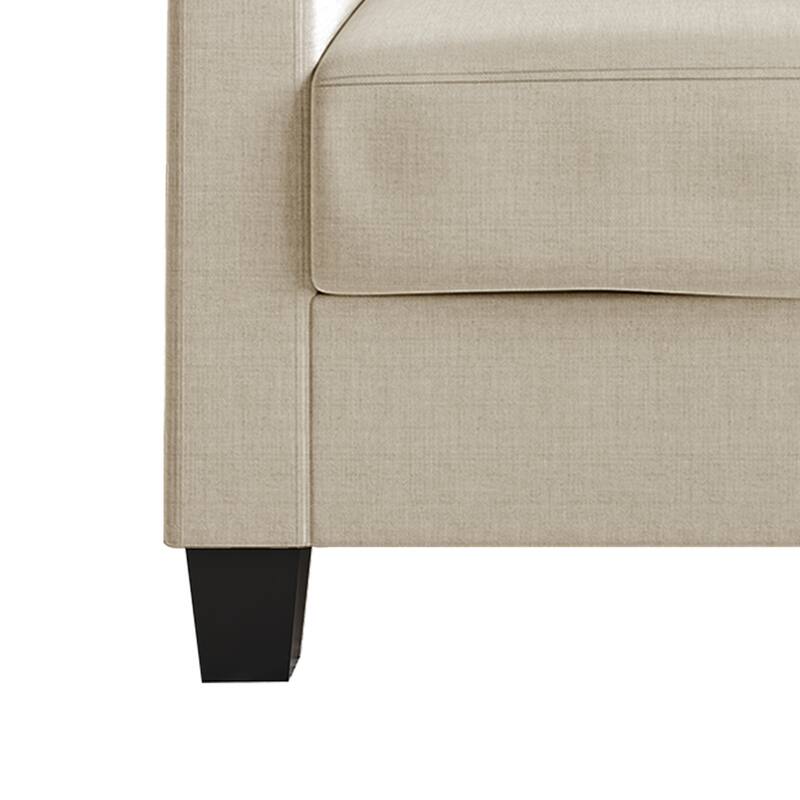 CraftPorch Clean and Minimalist Linen Upholstered Arm Chair