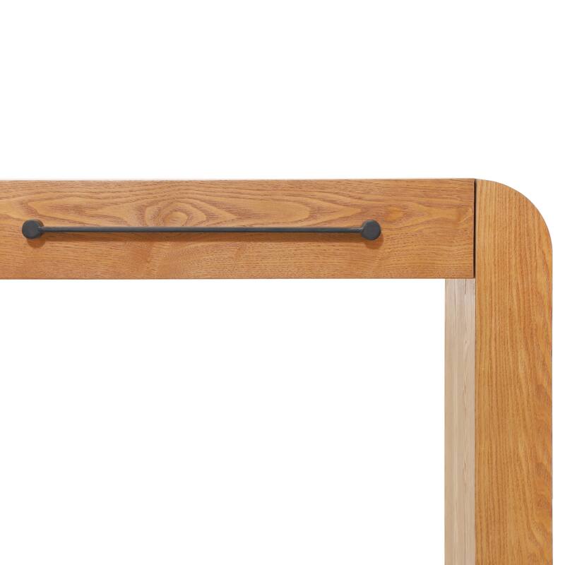 Christopher Knight Home - Astra Modern Ash Veneer Console Table with 2 Drawers and Metal Handles