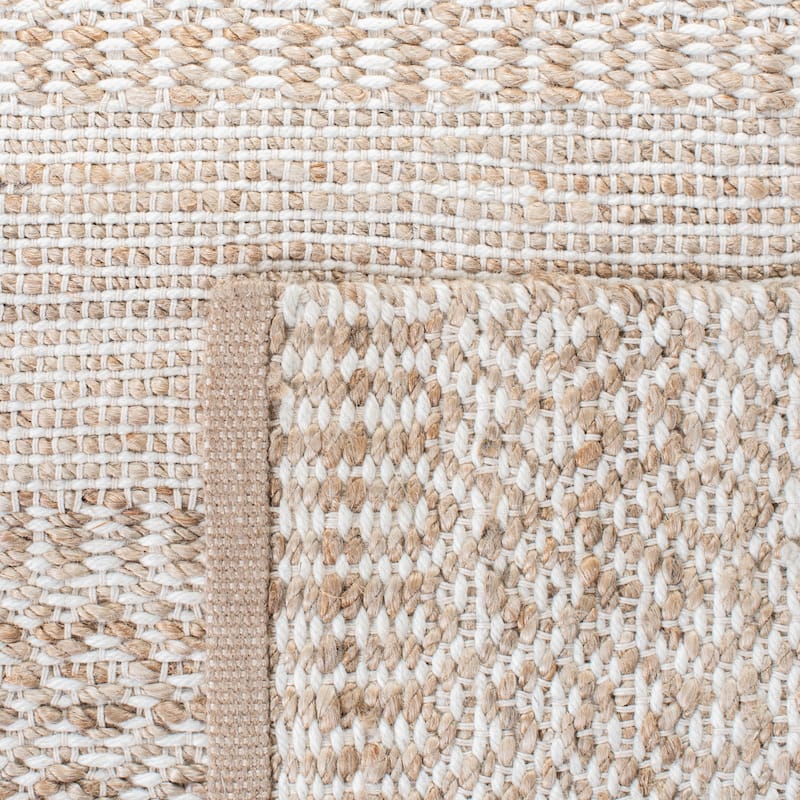 SAFAVIEH Handmade Natural Fiber Presley Geometric Jute Rug