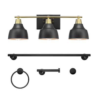 Globe Electric 91009584 Soho Bathroom Vanity Set - 3 Light 24" Wide