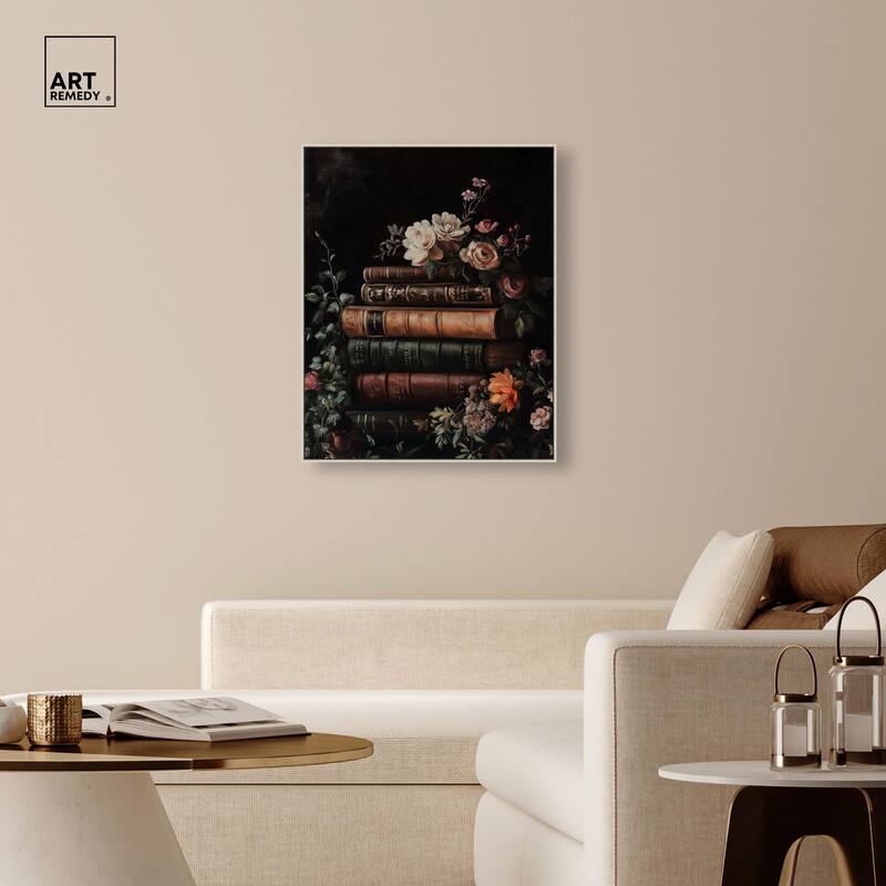 Stacked Wisdom Canvas by Art Remedy