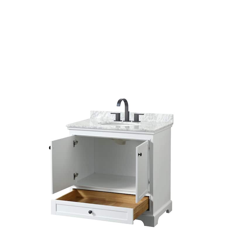 Deborah 36-inch Single Vanity, Oval Sink, No Mirror