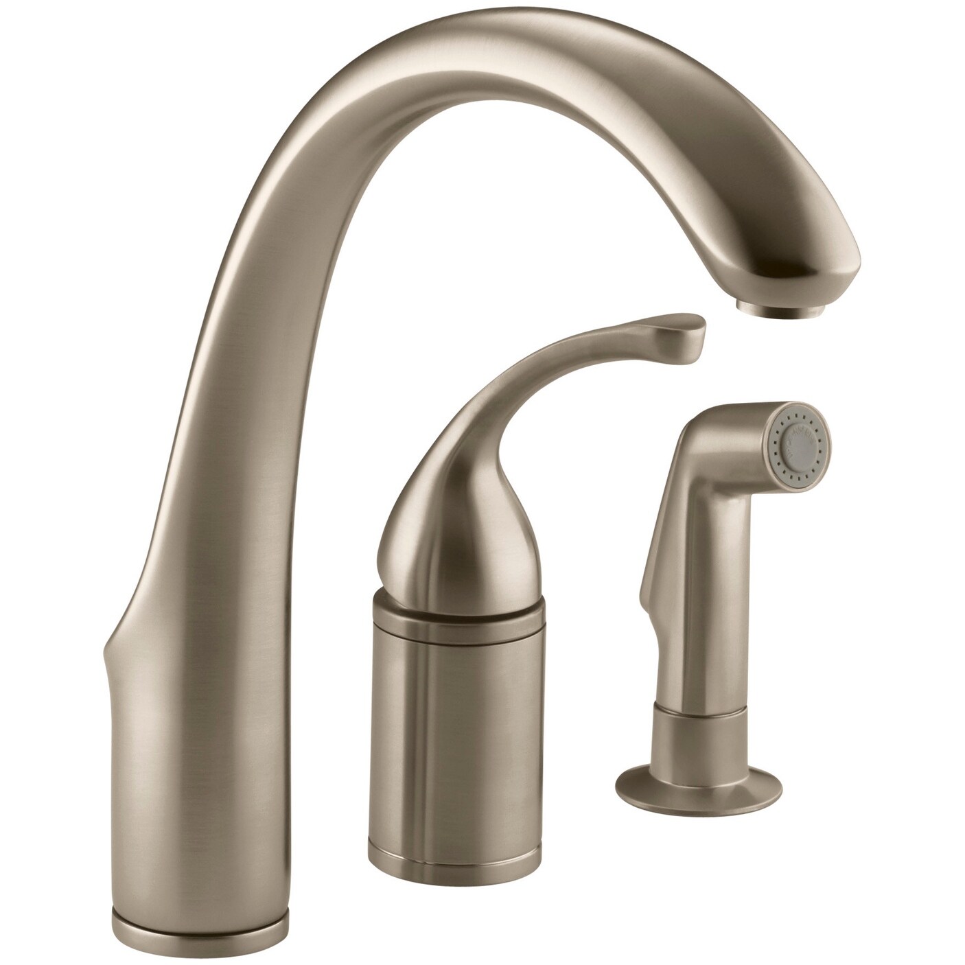 Shop Kohler K 10430 Forte 3 Hole Remote Valve Kitchen Sink Faucet