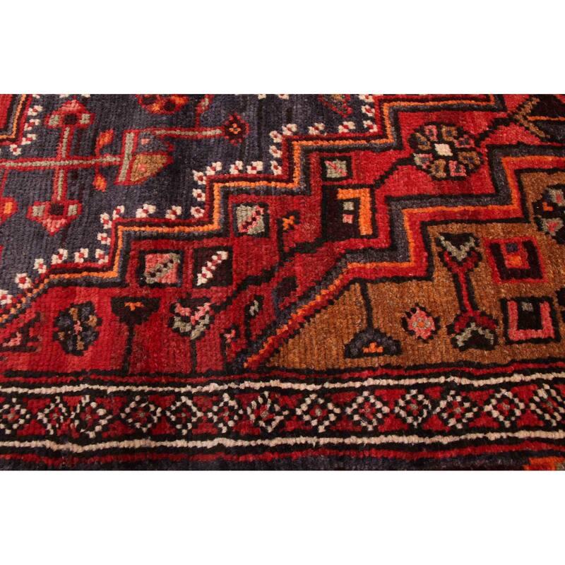 ECARPETGALLERY Hand-knotted Anatolian Vintage Red Wool Rug - 4'6 x 8'5