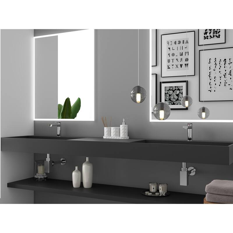 Juniper Stone Solid Surface Wall-mounted Vessel Sink