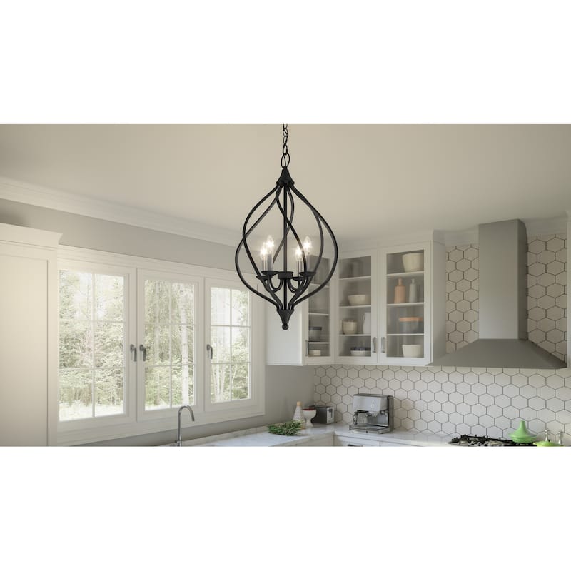 Dupont 4-Light Old Bronze Pendant - Old Bronze