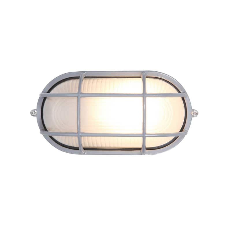 Access Lighting Nauticus Dual Mount - Wet Location Bulkhead - Frosted Glass Shade - Replaceable LED