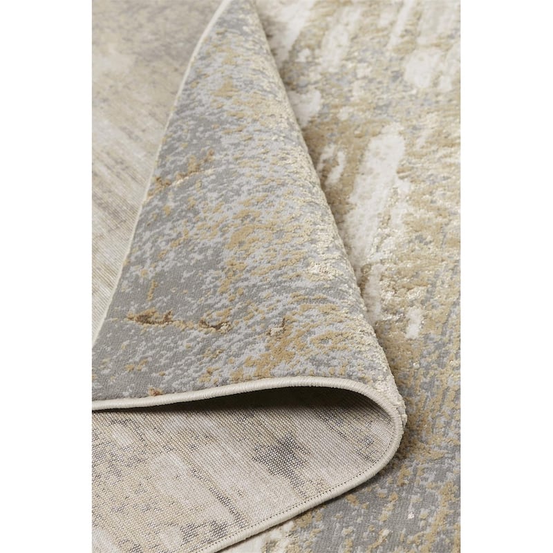 Zises Abstract Area Rug By HomeRoots - 144