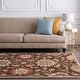 preview thumbnail 18 of 21, Patchway Handmade Classic Floral Wool Area Rug