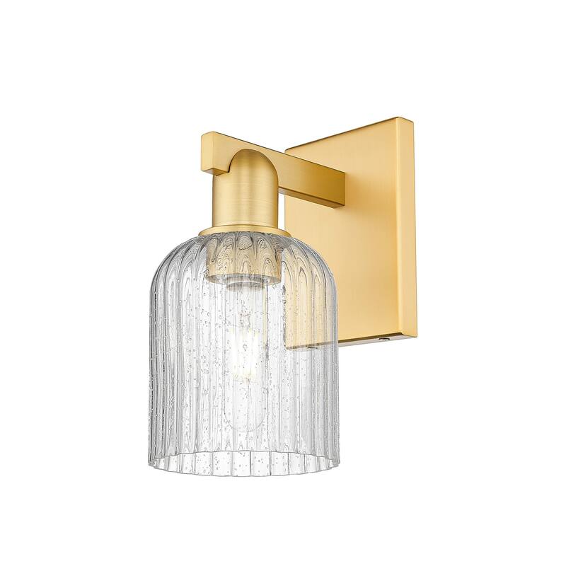 Innovations Lighting 716-1W-11-5 Bridal Veil Sconce Bridal Veil 11" - Satin Gold / Seedy