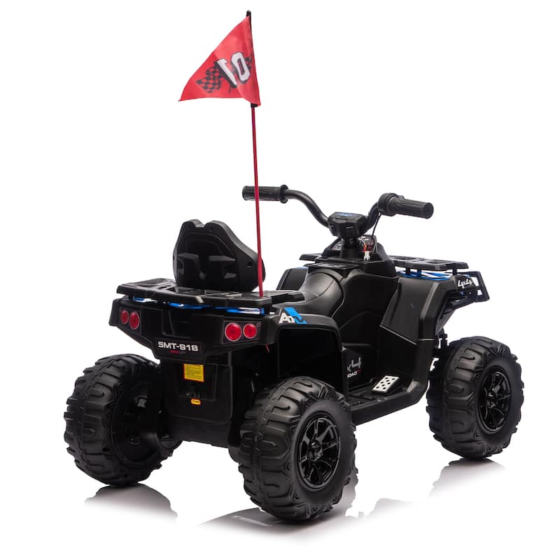 Blue Off-Road Car Ride on Car Battery Powered Electric Car Engineering Car - Blue