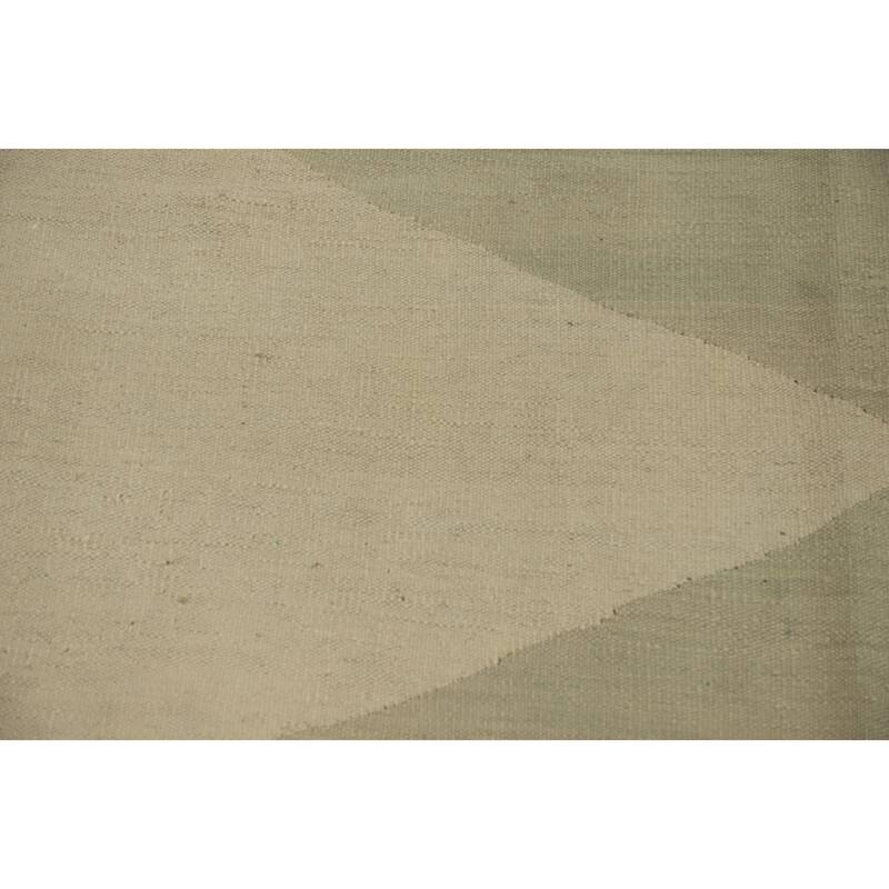 Hand Woven Southwestern Wool Multi-Colored Geometric Area Rug - 12' 9'' X 9' 10''