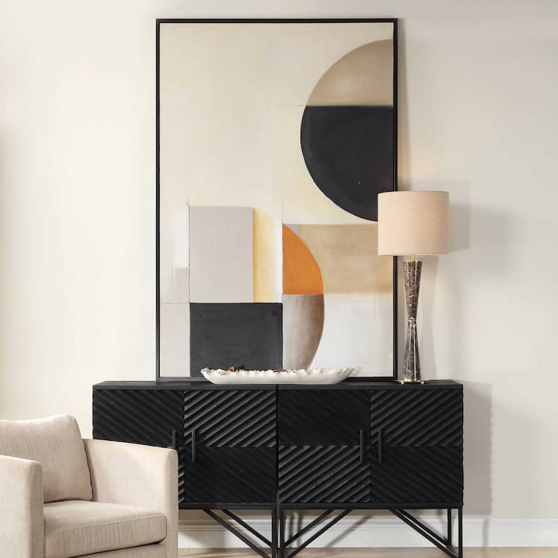 Uttermost Western Hemisphere Hand Painted Canvas