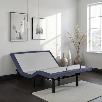 Full Size Steel Adjustable Platform Bed with 3-Level Massage, Head/Foot Adjustment and Zero Gravity Position
