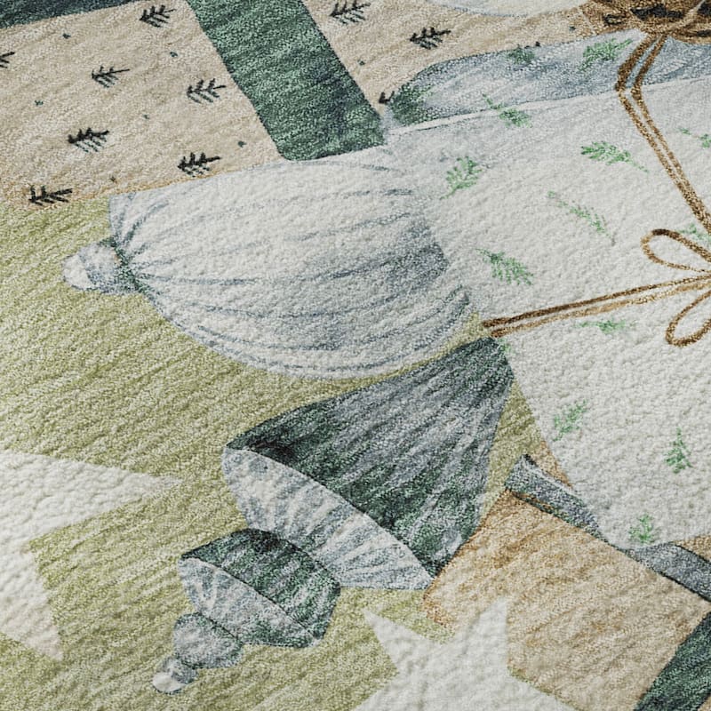 Premium Washable Super Soft Christmas Presents Mayfield Rug
