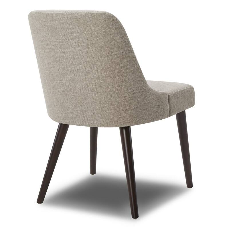 Spruce & Spring Lan Mid-Century Modern Dining Chair Set of 2