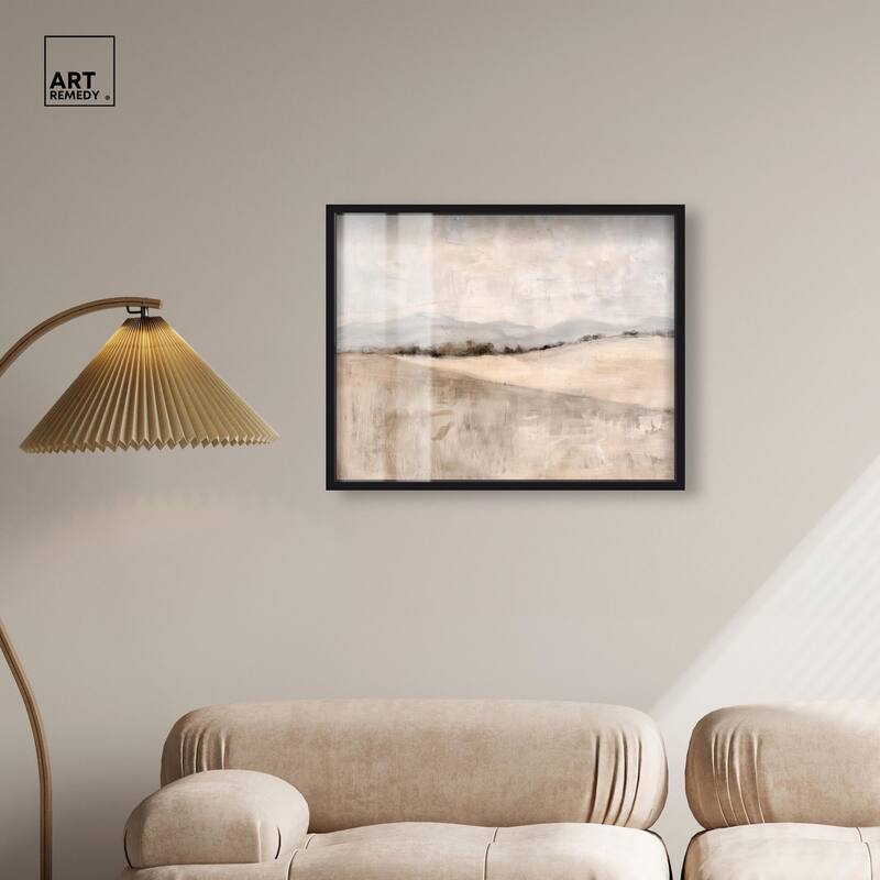 Distant Hills II Shadowbox by Art Remedy