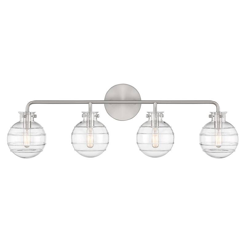 Savoy House 8-4300-4 Mason 4 Light 31" Wide Vanity Light - Satin Nickel