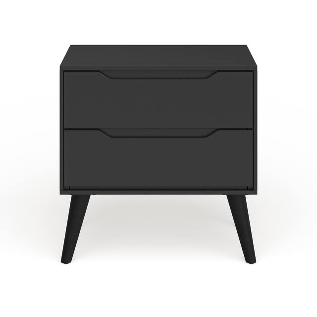 Carson Carrington Bodo Mid-century Modern 2-drawer Nightstand