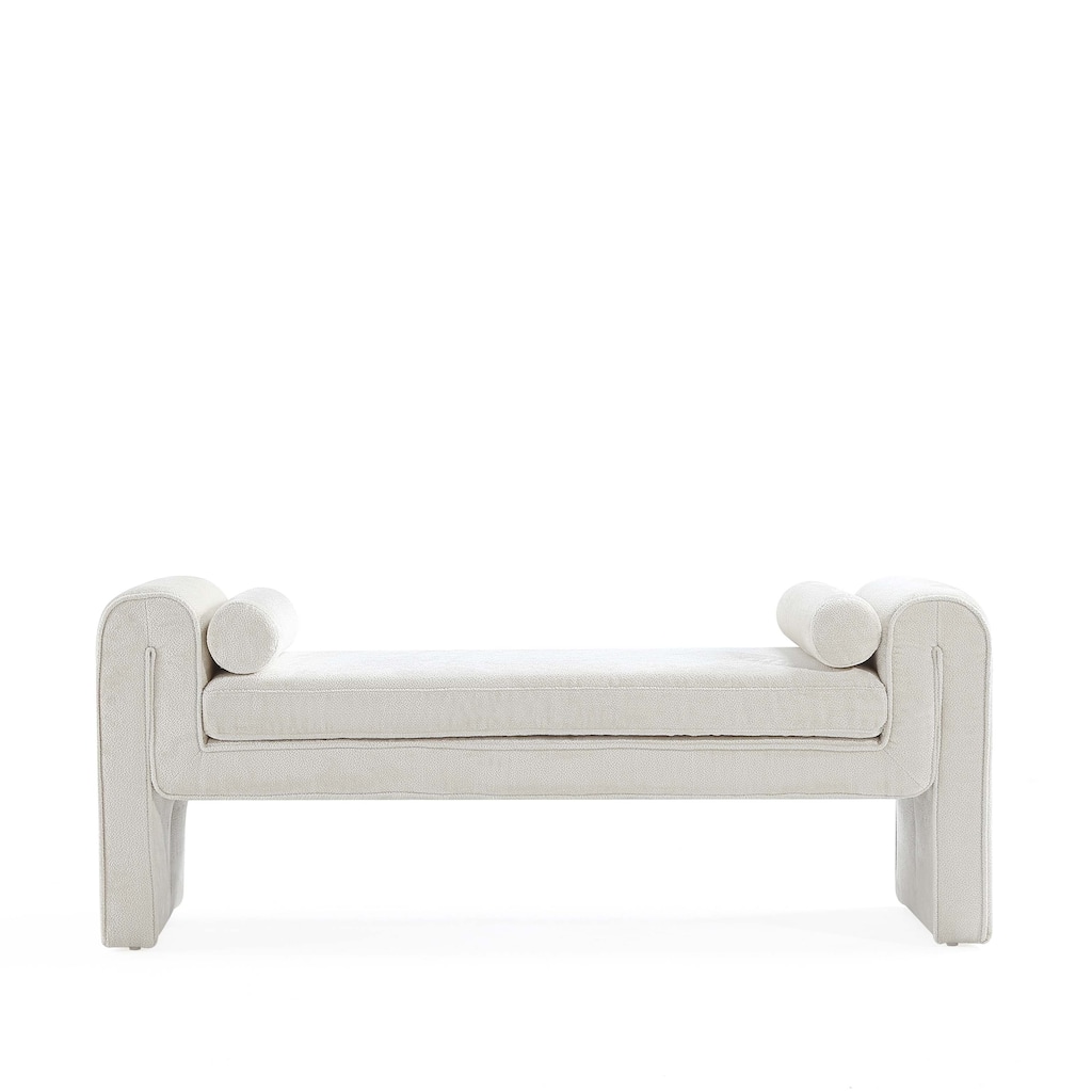 Manhattan Comfort Modern Concord Chenille 59 Inch Bench