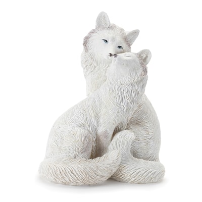 Winter Fox Couple Figurine (Set of 2) - N/A