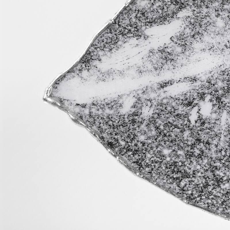 Glitter Lips I Silver Framed Art Print