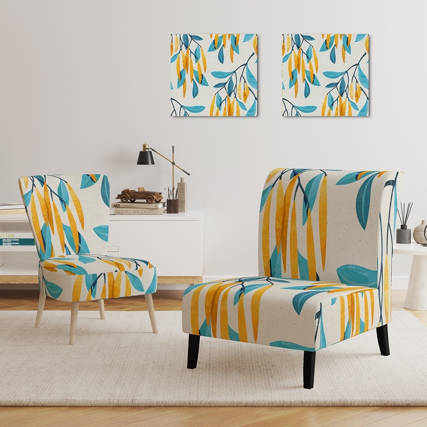 Overstock store yellow chair