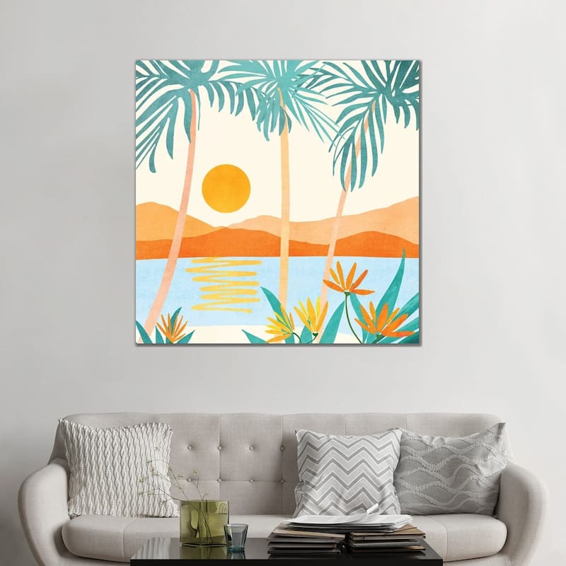 iCanvas "Bali Sunset" by Modern Tropical Canvas Print