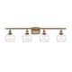 Option Clear / Brushed Brass Finish