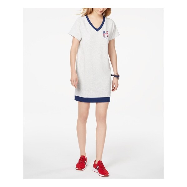 tommy hilfiger grey dress