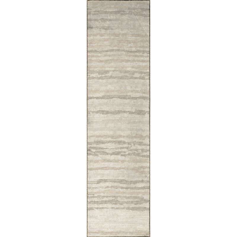 Indoor/ Outdoor Bravado Abstract Striped Baja Washable Area Rug