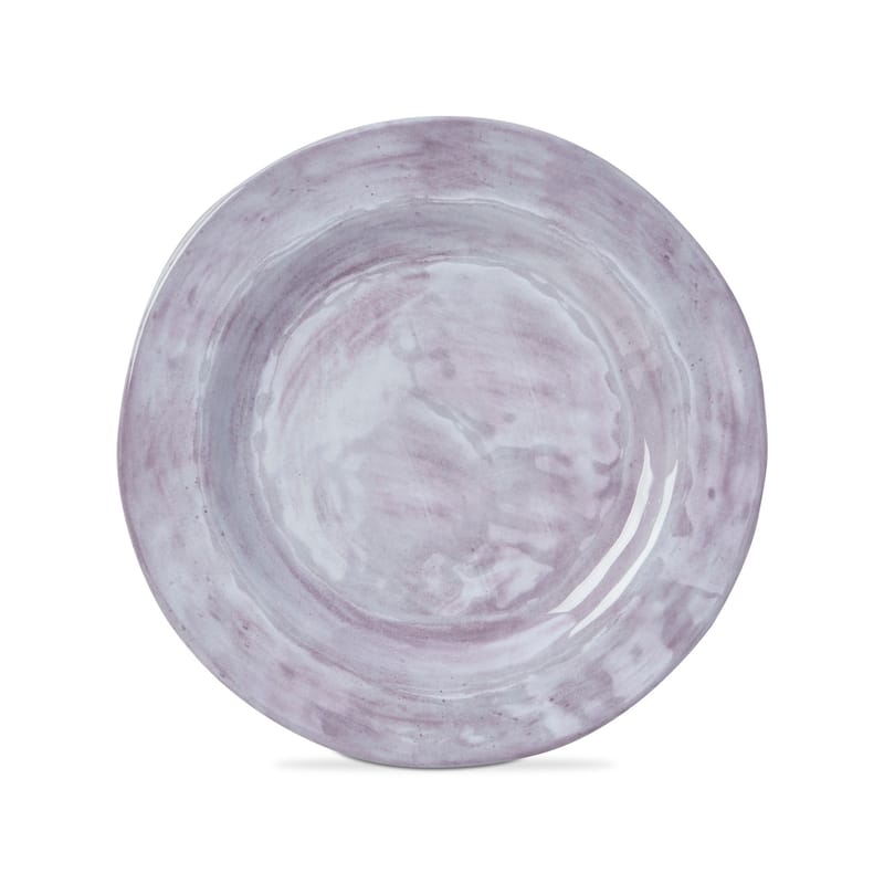 11 in. Merida Cracked Glazed Solid Melamine Plastic Dinnerware Plates Set of 4 Dishwasher Safe Indoor Outdoor Round Green