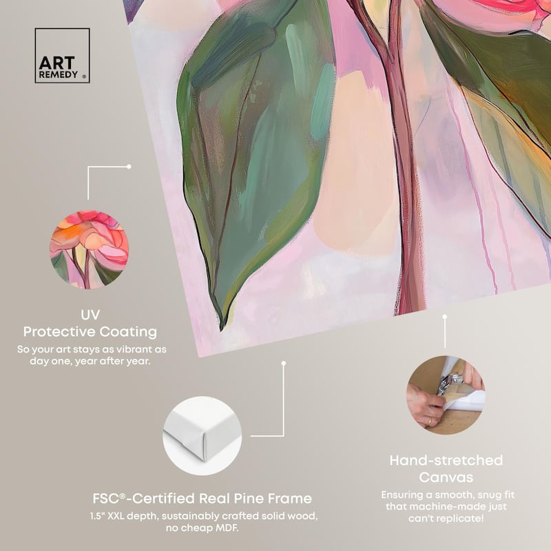 Softly Unfurling I Canvas by Art Remedy, Gallery Wrapped