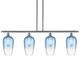 Option Brushed Satin Nickel / Sapphire Blue