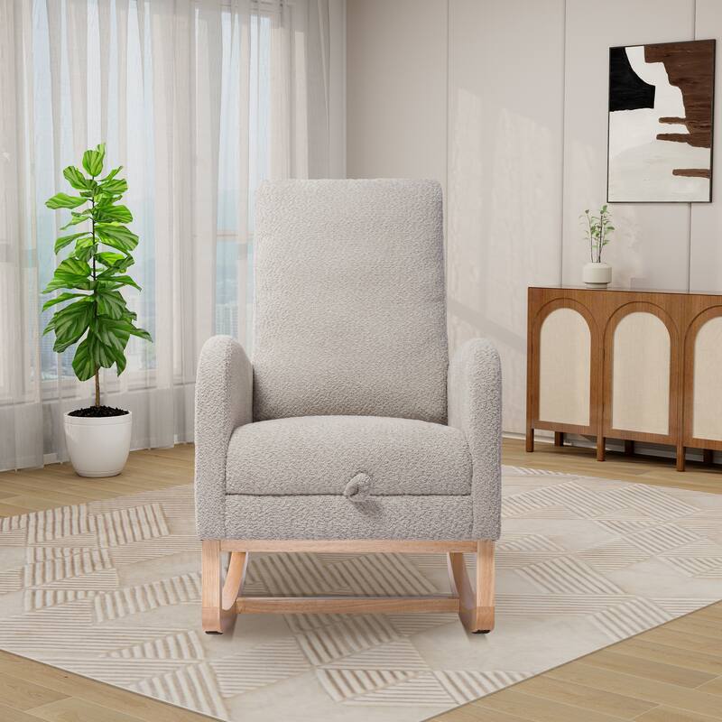 Rocking Chair - Light Gray