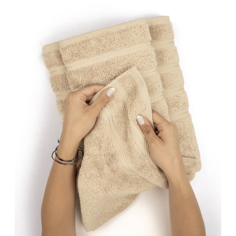 American Soft Linen 6 Piece Turkish Cotton Bath Towel Set