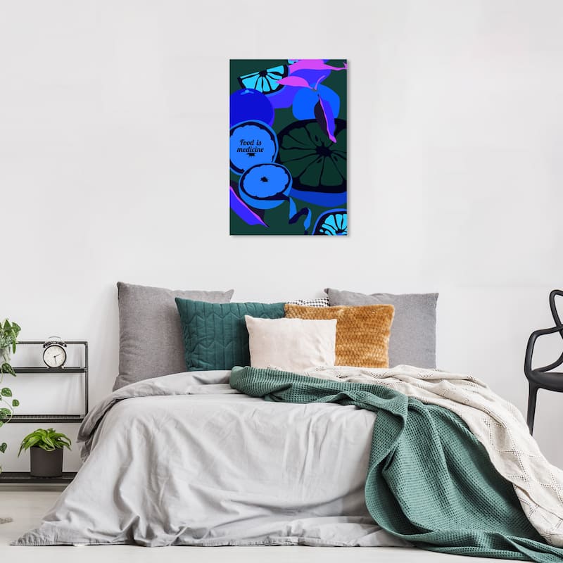 Wynwood Studio Canvas Food and Cuisine Healthy Citrics Orange and Lime Modern & Contemporary Wall Art Canvas Print - 24 x 16