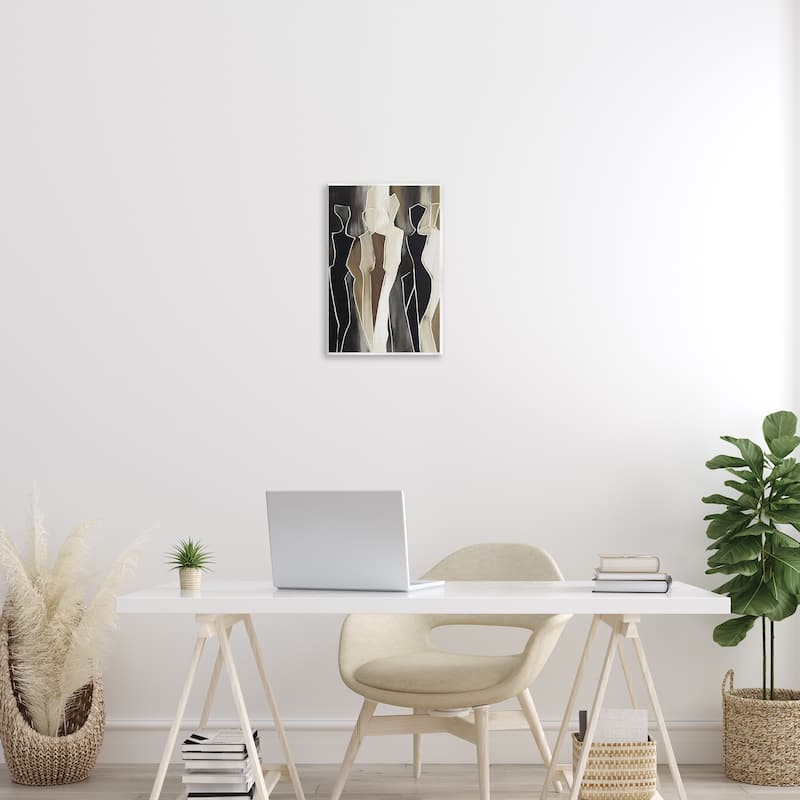 Stupell Earthy People Silhouettes Wall Plaque Art Design By LSR Creative Studio
