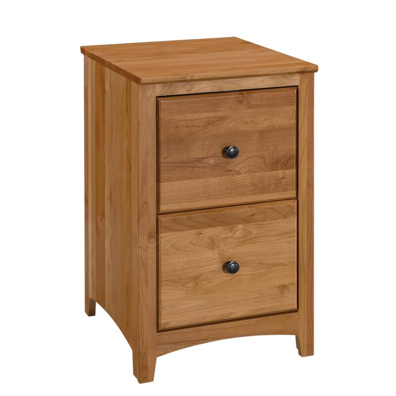 Arch+Haven Solid Wood 2-Drawer Vertical Filing Cabinet