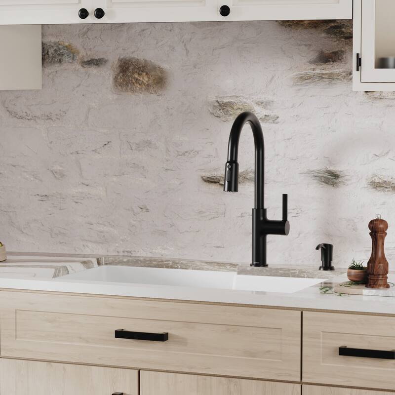 Karran Undermount Large/Small Bowl Quartz Kitchen Sink - 32" x 21.25" x 9" - 32" x 21.25" x 9"