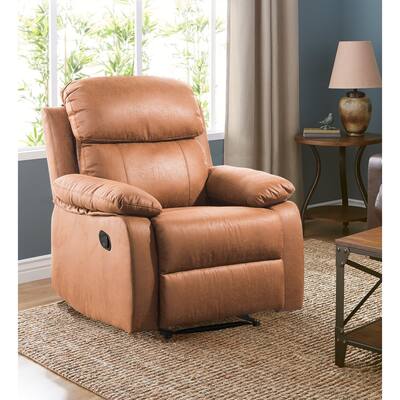 OVIOS Chenille Adjustable Glider Recliner Armchair