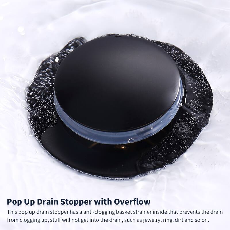 Modern 2 Handle Bathroom Vanity Sink Faucet with Drain and Supply Kit, Ceramic Valve Cartridge, Anti Corrosion, Anti Rust