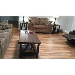 Banyan Live Edge Wood and Metal Accent Tables by iNSPIRE Q Artisan