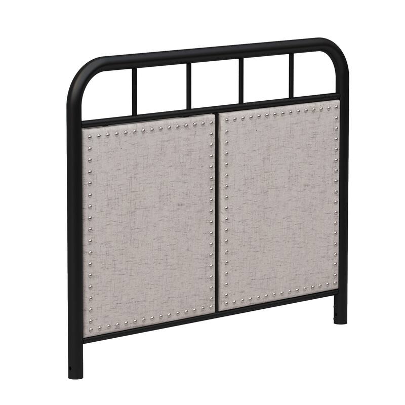 Twin Size Linen Upholstered Platform Bed Frame with Headboard and Footboard