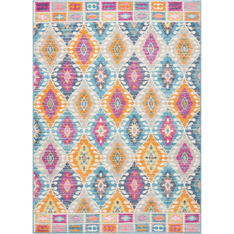 Nourison Passion Boho Geometric Tribal Area Rug