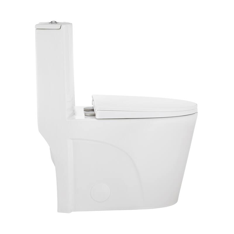 St. Tropez One-Piece Elongated Toilet, 14" Rough-In 1.1/1.6 Gpf - 27.35" x 15.75" 30.3"