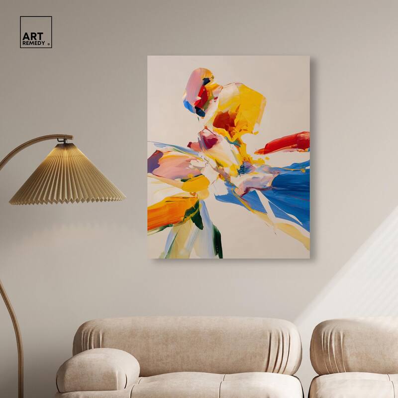 Flippant Bloom I Canvas by Art Remedy, Gallery Wrapped