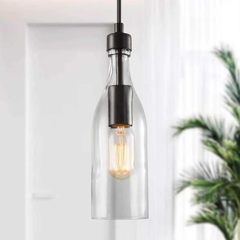 The Gray Barn Heavenly Winds 1-light Glass Hanging Pendant Lights - D5" x H11.2"